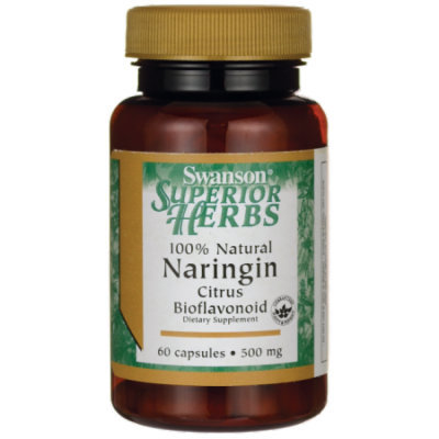Swanson 100% Natural Naringin 500 mg 60 Caps