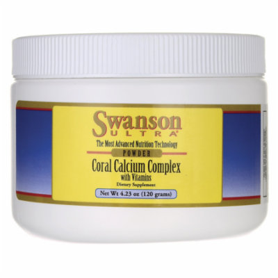 Swanson Coral Calcium Complex with Vitamins 4.23 oz (120 grams) Pwdr