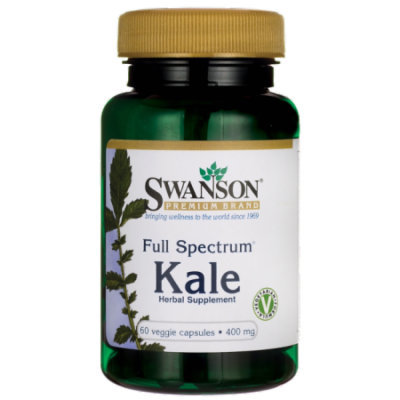 Swanson Full Spectrum Kale 400 mg 60 Veg Caps