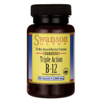 Swanson Triple Action B-12 1,000 mcg 90 Tabs