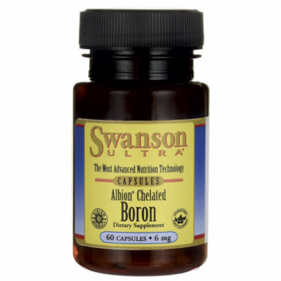 Swanson Albion Chelated Boron 6 mg 60 Caps