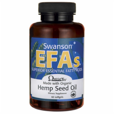 Swanson Hemp Seed Oil (Omegatru) 60 Sgels