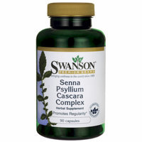 Swanson Senna Psyllium Cascara Complex 90 Caps