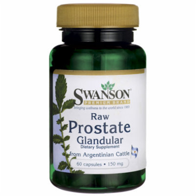 Swanson Raw Prostate Glandular 150 mg 60 Caps