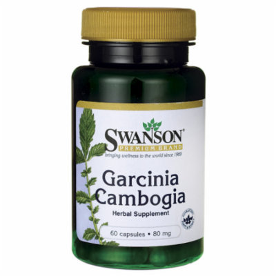 Swanson Garcinia Cambogia 5:1 Extract 80 mg 60 Caps