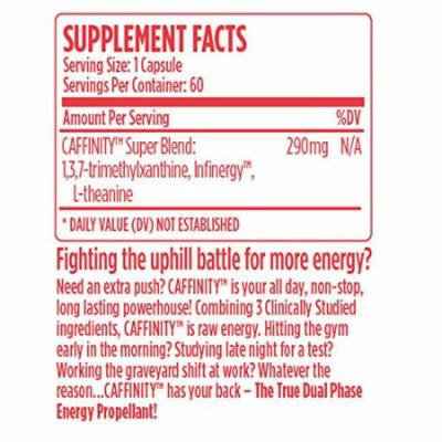 VMI Sports Caffinity Superior Extended Release Matrix, 60 Count