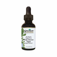 Swanson Red Clover Tops Liquid Extract (Alcohol 1 fl oz (29.6 ml) Liquid