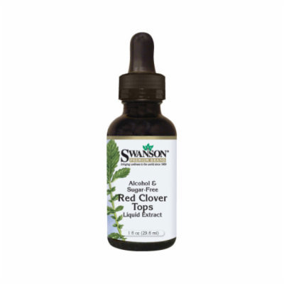 Swanson Red Clover Tops Liquid Extract (Alcohol 1 fl oz (29.6 ml) Liquid