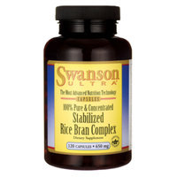 Swanson 100% Stabilized Rice Bran Complex 650 mg 120 Caps