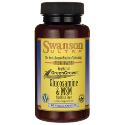 Swanson Vegetarian Glucosamine & Msm 60 Veg Caps