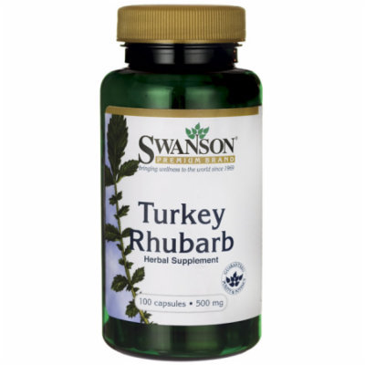 Swanson Turkey Rhubarb 500 mg 100 Caps