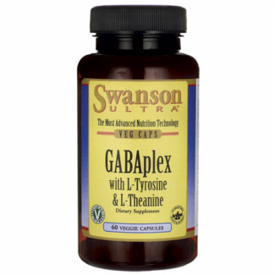 Swanson Gabaplex w/L-Tyrosine & L-Theanine 60 Veg Caps