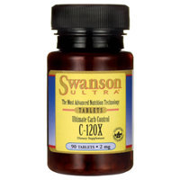 Swanson Ultimate Carb Control C-120X White Kidne 2 mg 90 Tabs