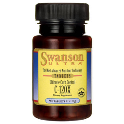Swanson Ultimate Carb Control C-120X White Kidne 2 mg 90 Tabs