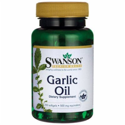 Swanson Garlic Oil Equivalent to 500 mg 250 Sgels
