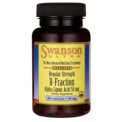 Swanson Regular Strength R-Fraction Alpha Lipoic 50 mg 60 Caps
