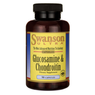 Swanson Glucosamine & Chondroitin 500/400 mg 90 Caps