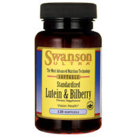 Swanson Standardized Lutein & Bilberry 120 Sgels