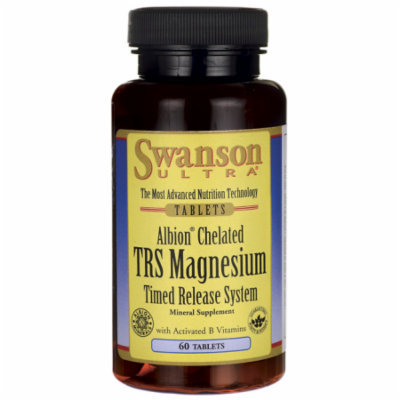 Swanson Albion Chelated Trs Magnesium 60 Tabs