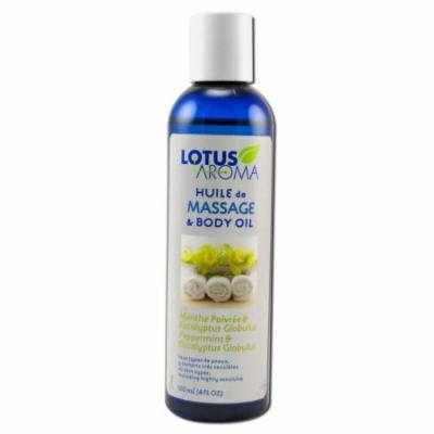 Lotus Aroma - Peppermint & Eucalyptus Globulus Massage & Body Oil 4 oz
