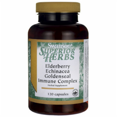 Swanson Elderberry Echinacea Goldenseal Complex 120 Caps