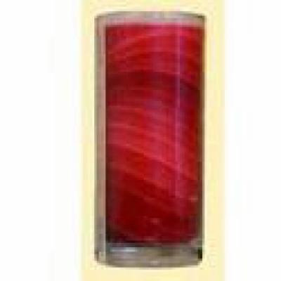 Aloha Bay - Gem Tone Jar, Unscented Red, 11 oz