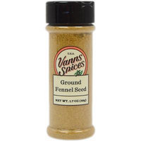 Vanns Ground Fennel Seed-1.7 oz Bottle