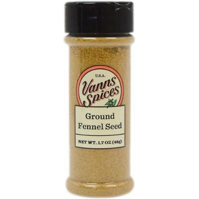 Vanns Ground Fennel Seed-1.7 oz Bottle