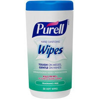 Purell Fragrance Free Hand Sanitizing Soft Wipes, 35 sheets