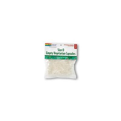Solaray Empty Vegetarian Capsules, Size 0, 12 Count