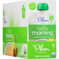 Plum Organics Hello Morning Stage 1 Pears & Quinoa Baby Food, 21 oz, (Pack of 12)
