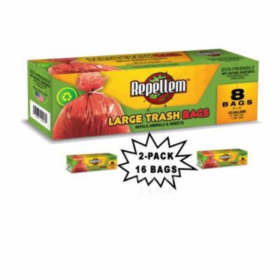 REPELLEM LARGE KITCHEN TRASH BAGS -2PK