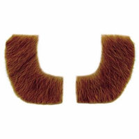 Loftus Men Facial Hair Mutton Chops Beard Sideburns, Brown, One Size