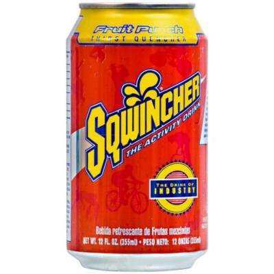 Sqwincher 12 oz Ready to Drink Can, Fruit Punch 100105-FP (Case of 24)