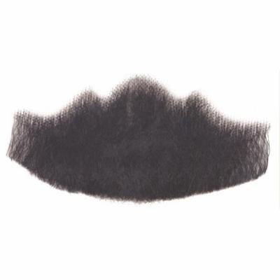 Loftus Men Real Human Hair Balbo Chin Beard, Black, Medium