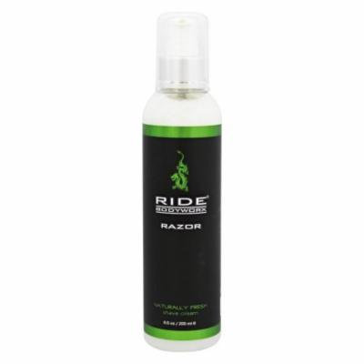 Sliquid - Ride Bodyworx Razor Shave Cream Naturally Fresh - 8.5 oz.