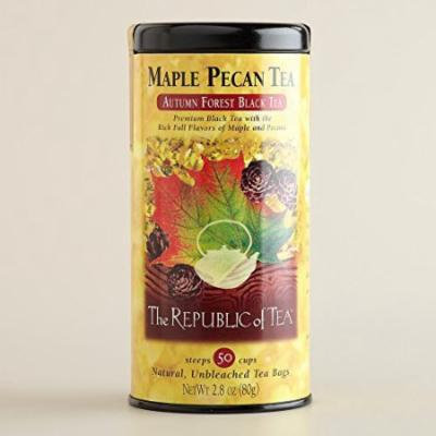 Maple Pecan Tea - 50 cups - natural, unbleached tea bags - 2.8 oz / 80 g
