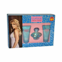 Curious by Britney Spears for Women - 3 Pc Gift Set 1oz EDP Spray, 1.7oz Body Souffle, 1.7oz Shower Gel