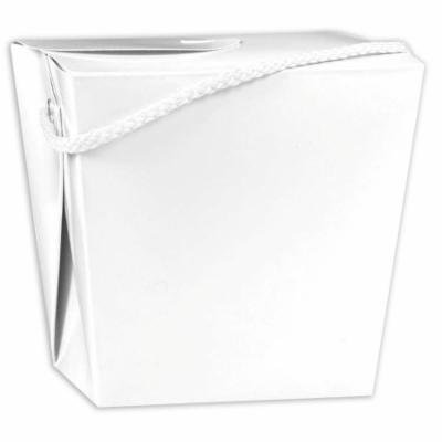 White Pint Size Empty Favor Pail