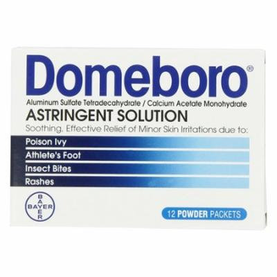 Astringent Solution Powder Packets, Generic To: Domeboro - 12 Ea