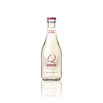 Q Ginger Q-Ginger, 8-Ounce Glass Bottles (Pack of 24)