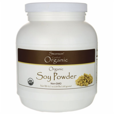 Swanson Organic Soy Protein Powder 21.7 oz (615 grams) Pwdr