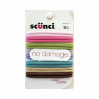 Scunci No Damage Firm Tight Ponytail Holders 18 Ct 4MM Elastics