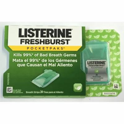 Listerine Freshburst Pocket Packs - 12 x 24 Strip Packs - 288 Strips Total + FREE SHIPPING!