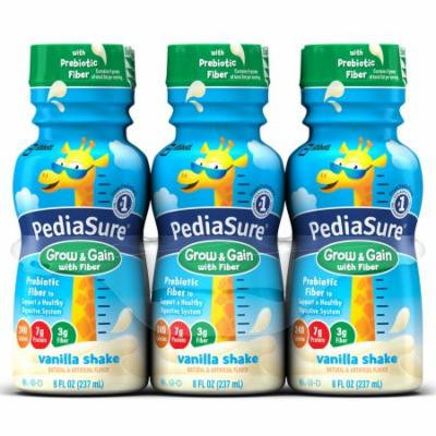 PediaSure Nutrition Drink with Fiber, Vanilla Shake, 8 fl oz