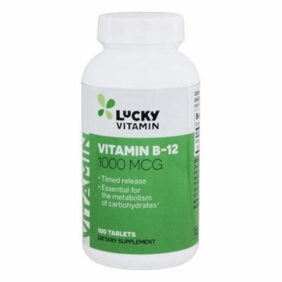 LuckyVitamin - Vitamin B-12 Timed Release 1000 mcg. - 100 Tablets