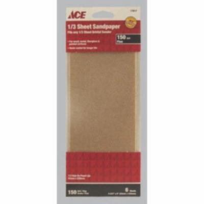 6Pk Fine Sandpaper 3X9Pk6 Ace Paint Sundries 17617 082901176176