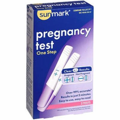 Sunmark One Step Pregnancy Test 2-Pack