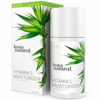 InstaNatural Vitamin C Moisturizer Cream - Facial Anti Aging & Wrinkle Reducing Lotion for Men & Women - With Hyaluronic