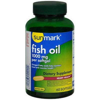 Sunmark Fish Oil 1000 mg- 60 Softgels